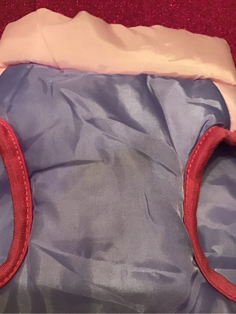 Pastel Dog Puffer Coat Jacket Harness